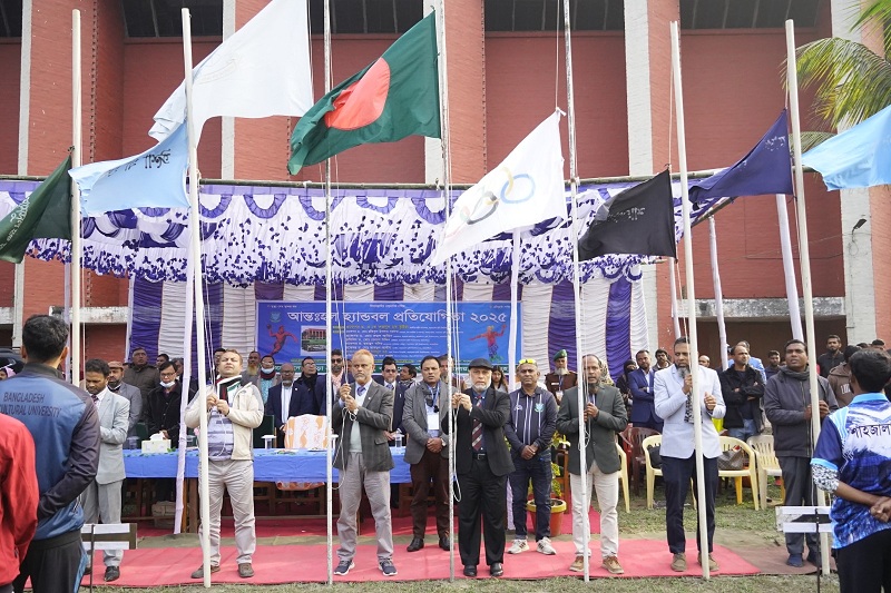 বাকৃবিতে আন্তঃহল হ্যান্ডবল প্রতিযোগিতা–২০২৫ এর উদ্বোধন