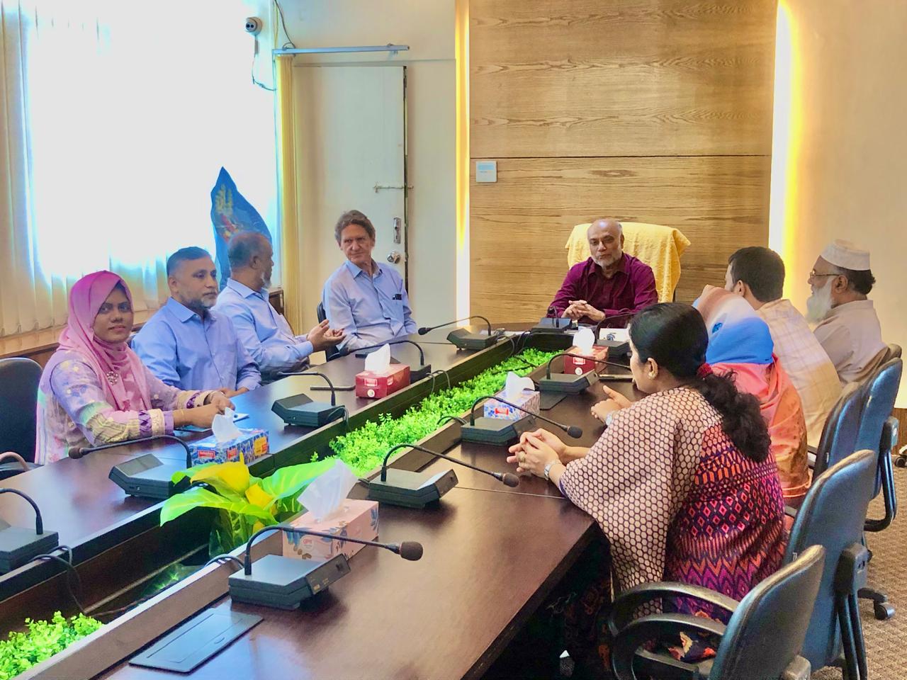Professor Dr. Richard Bell & BAU research team Met BAU VC