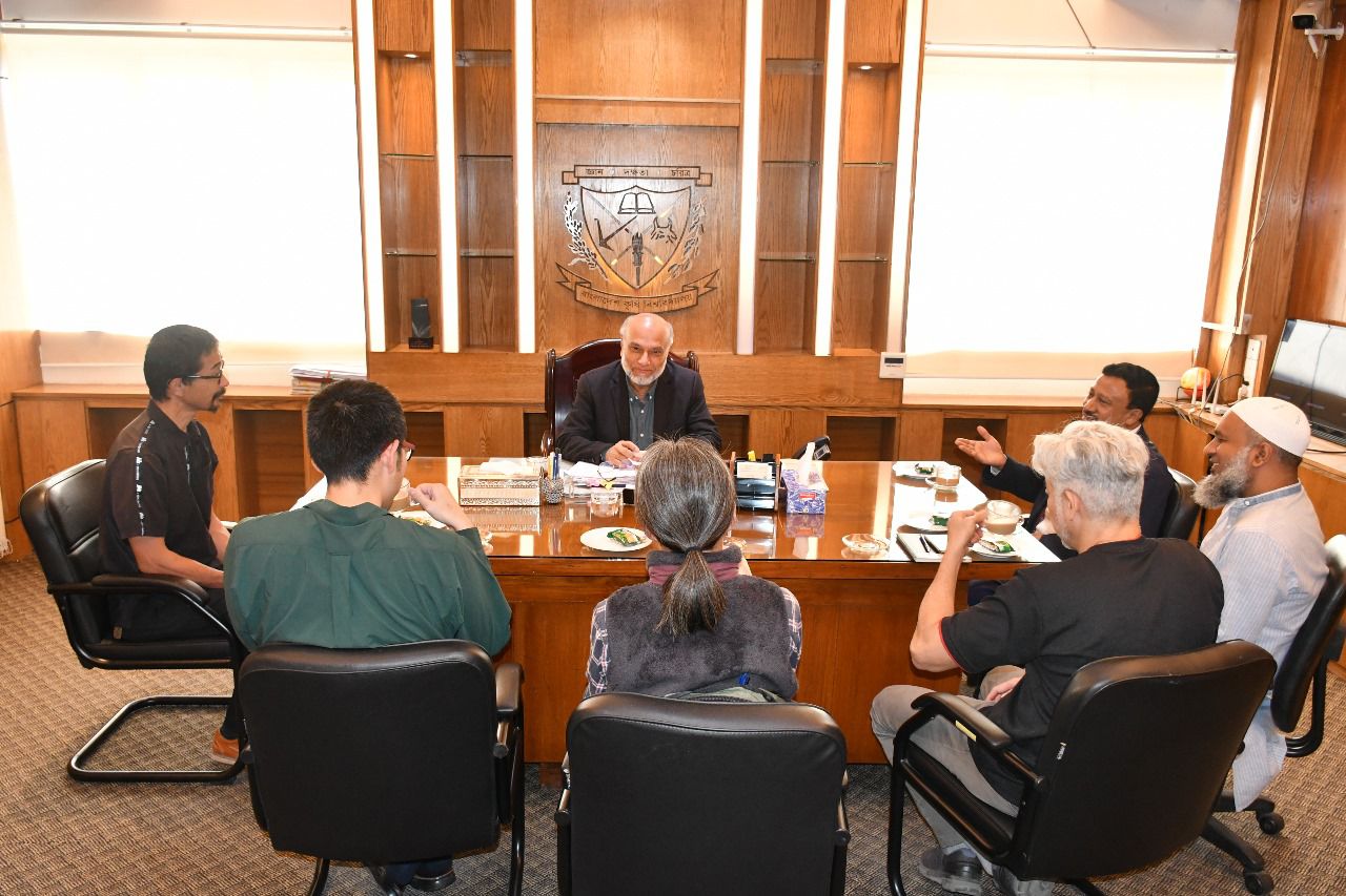 JICA Team Meets BAU VC.