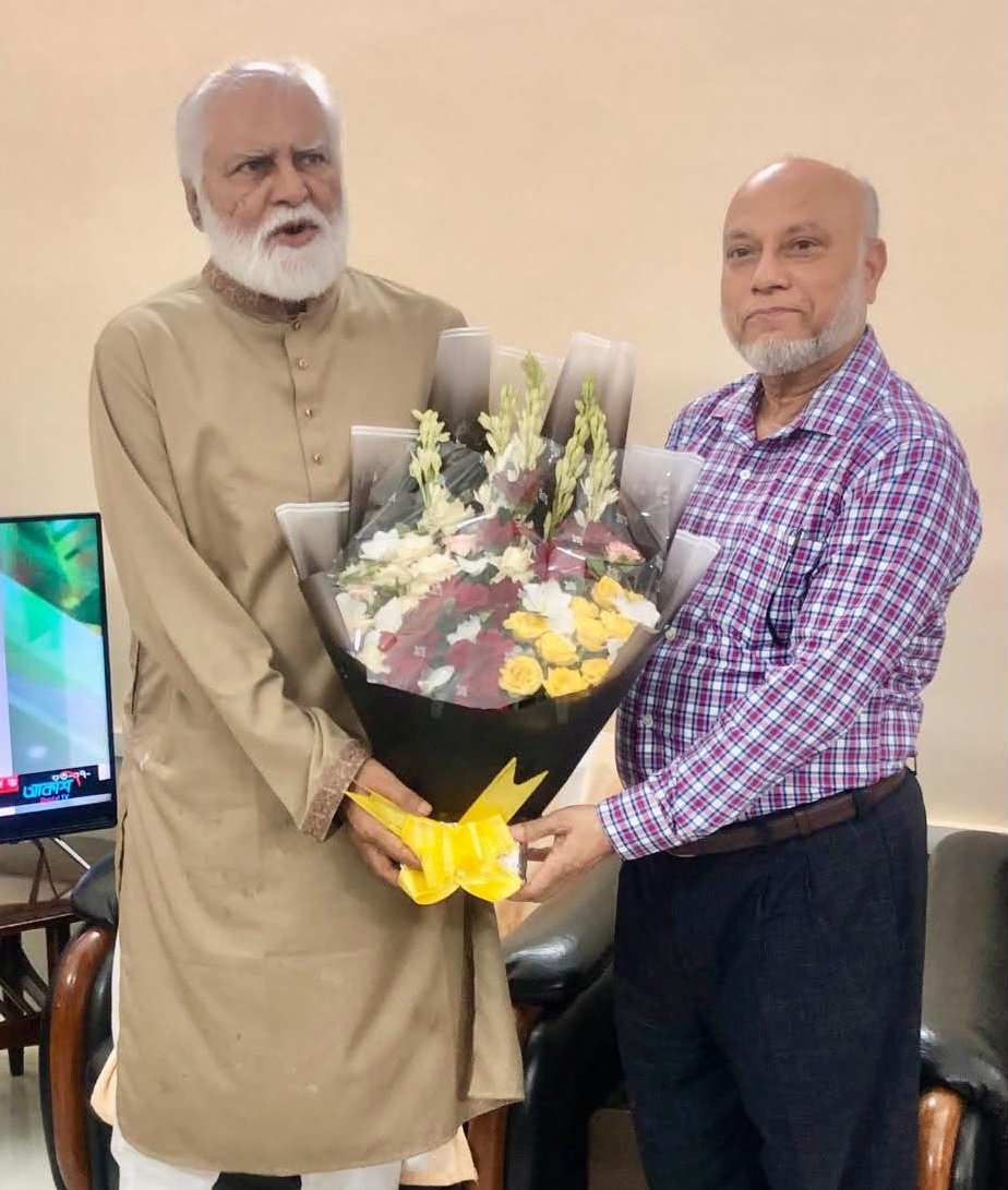 দুর্যোগ ব্যবস্থাপনা ও ত্রাণ মন্ত্রণালয়ের মাননীয় প্রতিমন্ত্রী  ও বাকৃবি ভাইস-চ্যান্সেলরের  সৌজন্য সাক্ষাৎ