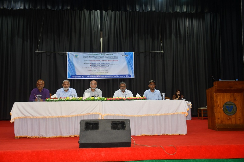বাকৃবিতে  'Best Practices for Turnitin Implementation in Teaching, Learning and Research at Bangladesh Agricultural University' শীর্ষক কর্মশালা অনুষ্ঠিত