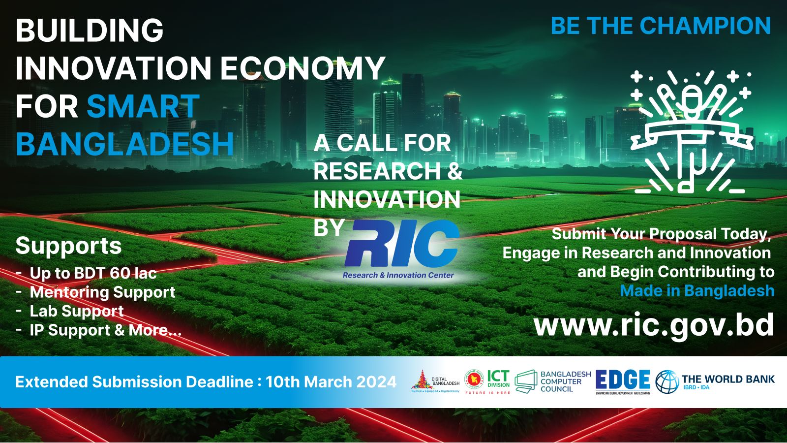 Call for Building Innovation Economy for Smart Bangladesh.